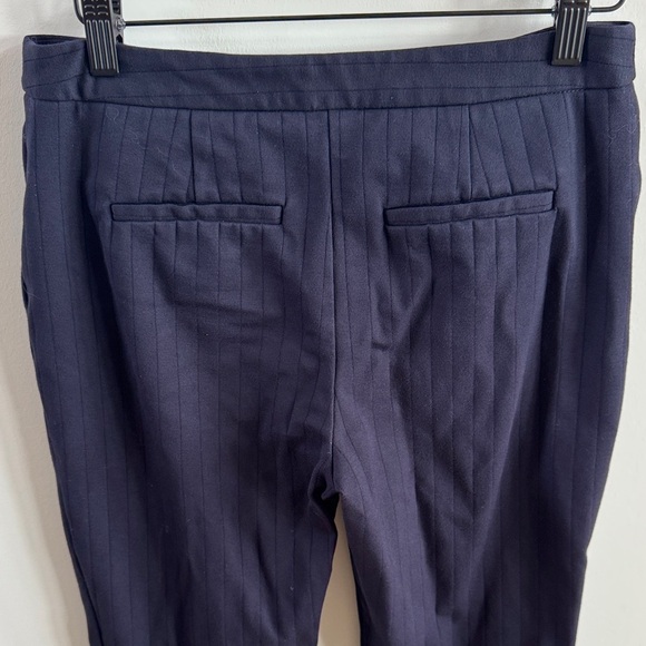 Reitmans Dark Navy Pinstripe Straight Leg Pants - Picture 3 of 8